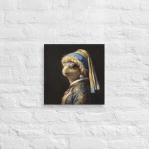 Turtle with a Pearl earring